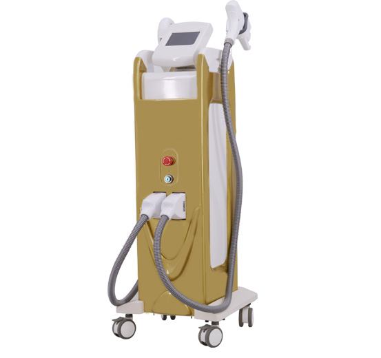 Multifunctional IPL + Q-Switched ND:Yag Laser Machine 